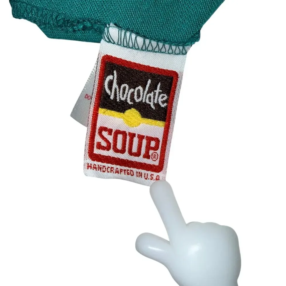 Chocolate Soup size XL (2T) green watermelon set